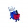 CARRELLO CON RUOTE PORTA MOCIO 2 SECCHI LT.50 L.SPAZIO 