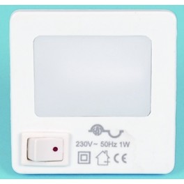 LUCE NOTTURNA 1W BIANCA ART.8096