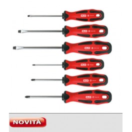 SERIE CACCIAVITI ROSSI 6PZ 1463837 VALEX