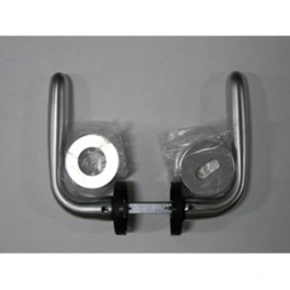 MANIGLIA DERBY C/ROSETTA Q8 CROMO SATINATO SICMA