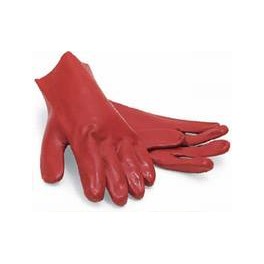 GUANTI PVC ROSSI CM.45 