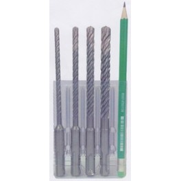 SET PUNTE SDS ZENTRO 5-6-8-10 MM.160 ART.5014 SET PUNTE SDS ZENTRO 5-6-8-10 MM.160 ART.5014