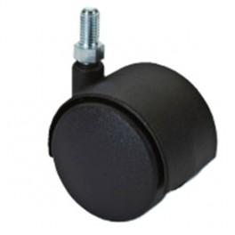 RUOTA DOPPIA NYLON M10x15 MM.50