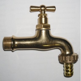 RUBINETTO PESANTE PORTAGOMMA 3/4 OTTONE LUCIDO RUBINETTO PESANTE PORTAGOMMA 3/4 OTTONE LUCIDO