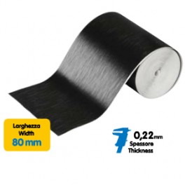 PELLICOLA PROTETTIVA NERA SHIELD MM.80 MT.5
