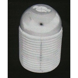 PORTALAMPADE FILETTATO E27 BACHILITE BIANCO