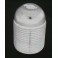 PORTALAMPADE FILETTATO E27 BACHILITE BIANCO