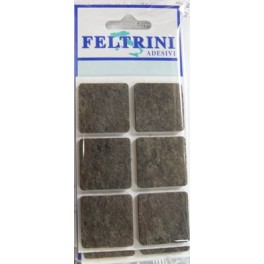 FELTRINI ADESIVI NOCE 25x25