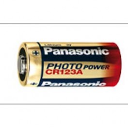 BATTERIA LITIO FOTO CR123A  PANASONIC
