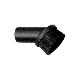 SPAZZOLA TONDA D.35 NERA X ASPIRAPOLVERE