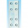ART.105 PIASTRINA DI GIUNZIONE DIRITTA CM.16