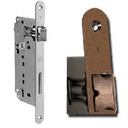 AGB SERRATURA PATENT BORDO TONDO DA 45 BRONZ.