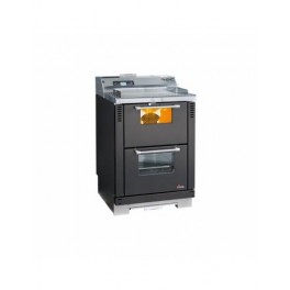 CUCINA PELLET FAMILY 7,5 CADEL ANTRACITE cm 60x60 h95