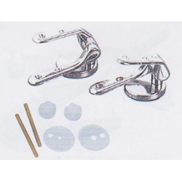 COPPIA CERNIERE UNIVERSALI X SEDILE LEGNO ZAMA CROMATO ART.657 COPPIA CERNIERE UNIVERSALI X SEDILE LEGNO ZAMA CROMATO ART.657