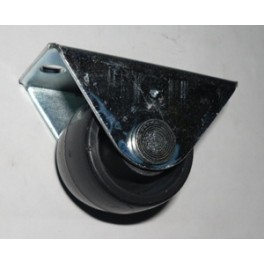 RUOTA POLIAMMIDE NERA MONOLITICA MM.35