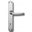 MANIGLIA MILENA Q8 PLACCA YALE CROMO