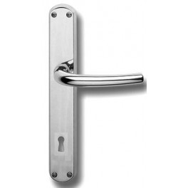 MANIGLIA MILENA Q8 PLACCA YALE CROMO