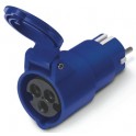 ADATTORE DA PRESA CEE A SPINA SCHUKO 16A 610.383 SCAME