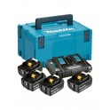 MAKITA KIT ENERGY 18V 5,0AH PZ.4 + DC18RD 197626-8 MKP3PT184