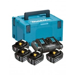 MAKITA KIT ENERGY 18V 5,0AH PZ.4 + DC18RD 197626-8 MKP3PT184