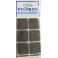 FELTRINI ADESIVI NOCE 25x25