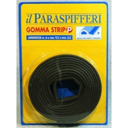PARASPIFFERI GOMMA TIPO P MARRONE MM.9X5,5 MT.6 
