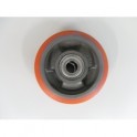 RUOTA POLIURETANO MM.125