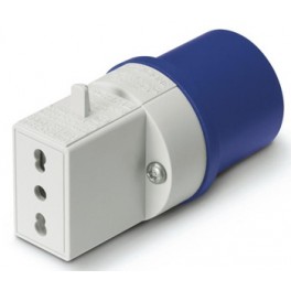 SCA.610.380 ADATTATORE DA SPINA CEE A PRESA BIPASSO