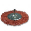 SPAZZOLA CIRCOLARE C/GAMBO G75A MM.75 NYLON ARANCIO 609
