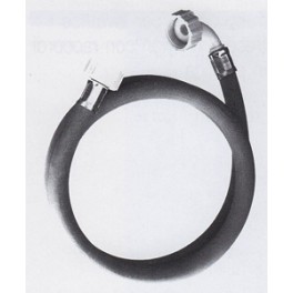 TUBO CARICO LAVATRICE C/CURVA F-F 3/4" CM.150